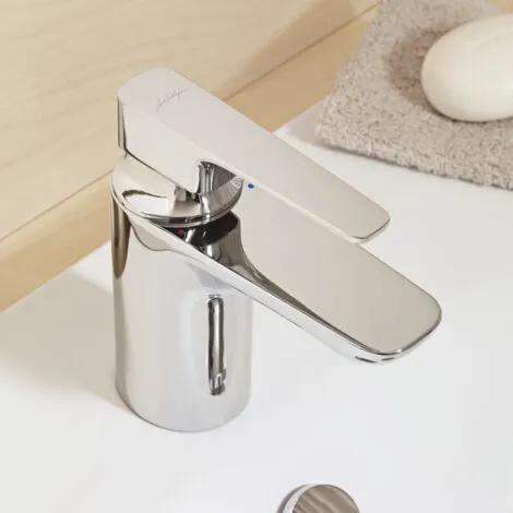 Jacob Delafon - Mitigeur Lavabo Aleo+ Chrome, Avec Système De Vidage 4 Jacob Delafon - Mitigeur Lavabo Aleo+ Chrome, Avec Système De Vidage – Image 4