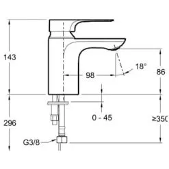 Jacob Delafon - Mitigeur Lavabo Aleo+ Chrome, Sans Système De Vidage 7 Jacob Delafon - Mitigeur Lavabo Aleo+ Chrome, Sans Système De Vidage -JACOB DELAFON Soldes 2022 11327699 3