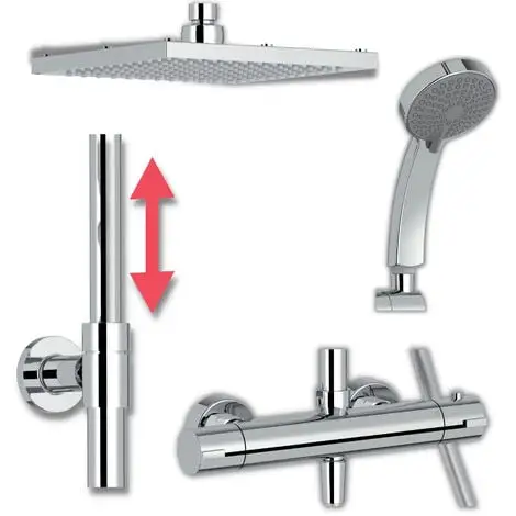 Colonne De Douche Thermostatique JACOB DELAFON Colette 4 Jets, Chrome 3 Colonne De Douche Thermostatique JACOB DELAFON Colette 4 Jets, Chrome – Image 3