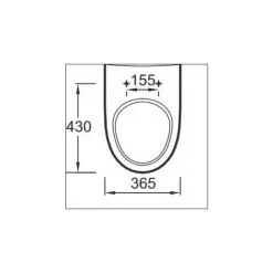 JACOB DELAFON Abattant WC Odeon Up -JACOB DELAFON Soldes 2022 127516 3