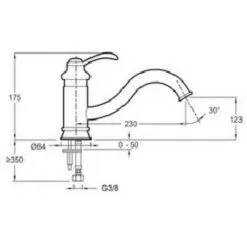 JACOB DELAFON Mitigeur Cuisine Fairfax Bec Bas Chrome 5 JACOB DELAFON Mitigeur Cuisine Fairfax Bec Bas Chrome -JACOB DELAFON Soldes 2022 127567 3