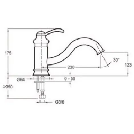JACOB DELAFON Mitigeur Cuisine Fairfax Bec Bas Chrome 3 JACOB DELAFON Mitigeur Cuisine Fairfax Bec Bas Chrome – Image 3