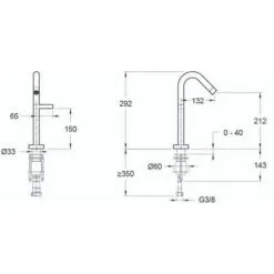 JACOB DELAFON Mitigeur Lavabo Bec Haut Leonie -JACOB DELAFON Soldes 2022 13776748 3