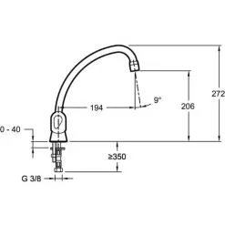 JACOB DELAFON Melangeur Cuisine Galeo Bec Haut Chrome 5 JACOB DELAFON Melangeur Cuisine Galeo Bec Haut Chrome -JACOB DELAFON Soldes 2022 148306 3
