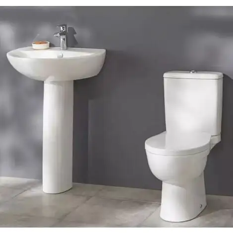 Jacob Delafon WC à Poser Sans Bride Patio + Abattant 2 Jacob Delafon WC à Poser Sans Bride Patio + Abattant – Image 2