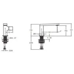 JACOB DELAFON Mitigeur Lavabo Composed Chrome -JACOB DELAFON Soldes 2022 1613440 4