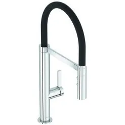 JACOB DELAFON Mitigeur Cuisine Raphaël Bec Haut Chrome Douchette Extractible