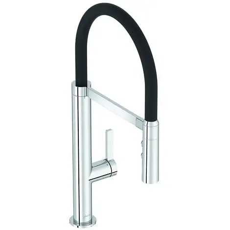 JACOB DELAFON Mitigeur Cuisine Raphaël Bec Haut Chrome Douchette Extractible 1 JACOB DELAFON Mitigeur Cuisine Raphaël Bec Haut Chrome Douchette Extractible
