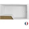 Baignoire Bain Douche JACOB DELAFON Neo, Acrylique Renforcé Blanc Brillant, 150 X 60/80 - Version Droite -JACOB DELAFON Soldes 2022 2240176 1