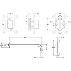 Jacob Delafon Robinet De Douche Avec Mitigeur Encastrable Mécanique Modulo Rond -JACOB DELAFON Soldes 2022 25953762 4