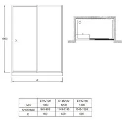 JACOB DELAFON - Pack Receveur Douche Ipso + Porte Coulissante Serenity + Paroi Latérale Serenity + Bonde, 100 X 80 -JACOB DELAFON Soldes 2022 26264588 4