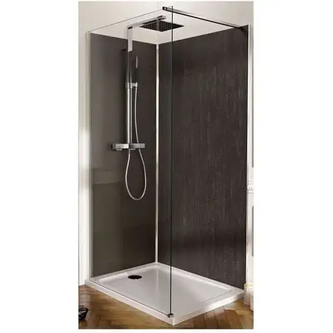 Paroi Douche Fixe Jacob Delafon Contra, 200 X 90, Verre Transparent 1 Paroi Douche Fixe Jacob Delafon Contra, 200 X 90, Verre Transparent
