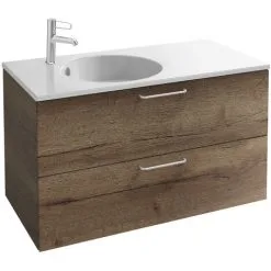 Jacob Delafon Meuble Sur Pieds Odeon Rive Gauche Sous Plan Vasque Avec Plan Vasque, Miroir Et Pieds , Blanc, 60 -JACOB DELAFON Soldes 2022 27269848 3