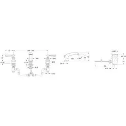 JACOB DELAFON Mitigeur Lavabo Rétro Mélangeur 3 Trous Cleo , Chrome -JACOB DELAFON Soldes 2022 27424207 3