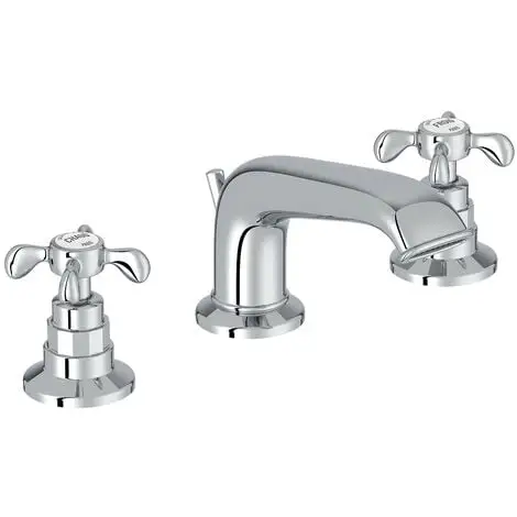 JACOB DELAFON Mitigeur Lavabo 3 Trous Rétro Cleo Poignées à Croisillon, Chrome 1 JACOB DELAFON Mitigeur Lavabo 3 Trous Rétro Cleo Poignées à Croisillon, Chrome