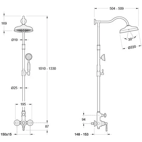 JACOB DELAFON : Colonne De Douche Cleo, Chrome 4 JACOB DELAFON : Colonne De Douche Cleo, Chrome – Image 4