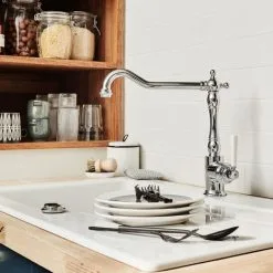 JACOB DELAFON Mitigeur Cuisine Cleo Bec Haut , Chrome -JACOB DELAFON Soldes 2022 27424226 4