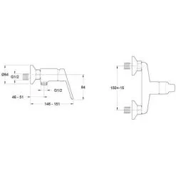 Jacob Delafon Mitigeur De Douche Mural Aimé , Chrome 6 Jacob Delafon Mitigeur De Douche Mural Aimé , Chrome -JACOB DELAFON Soldes 2022 28023358 3