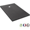 Receveur Douche Antidérapant JACOB DELAFON Ipso Extra Plat, Fabriqué En France, 80 X 80, Gris Anthracite, Adherence / Classe A / PN12