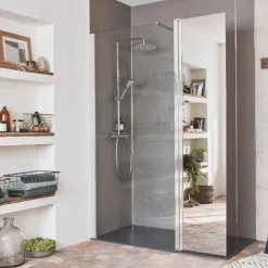 Jacob Delafon Metro Colonne De Douche Chromé Thermostatique Chromé Réglable En Hauteur Avec Tablette Porte Flacon -JACOB DELAFON Soldes 2022 28957385 4