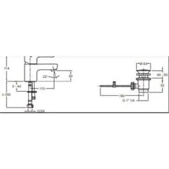 JACOB DELAFON Mitigeur Lavabo July Bonde Vidage Mixte -JACOB DELAFON Soldes 2022 29212462 3
