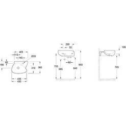 Jacob Delafon - Ensemble Meuble Et Lave-main Nouvelle Vague 1 Porte Ouverture à Droite, Blanc -JACOB DELAFON Soldes 2022 31137326 3