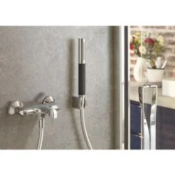 JACOB DELAFON Douchette 2 Jets Shift Ellipse Noir Et Chrome -JACOB DELAFON Soldes 2022 31648709 3