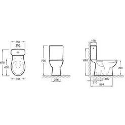 JACOB DELAFON Pack WC Sans Bride PATIO Sortie Horizontale -JACOB DELAFON Soldes 2022 34860398 2