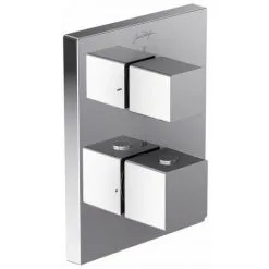 JACOB DELAFON Mitigeur Thermostatique 2 Voies Modulo Chromé à Encastrer E75391-CP