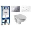 Jacob Delafon Pack WC Suspendu Compact Patio + Abattant + Plaque + Bâti Geberit, Abattant Standard, Plaque Blanche 7 Jacob Delafon Pack WC Suspendu Compact Patio + Abattant + Plaque + Bâti Geberit, Abattant Standard, Plaque Blanche -JACOB DELAFON Soldes 2022 3572623 1