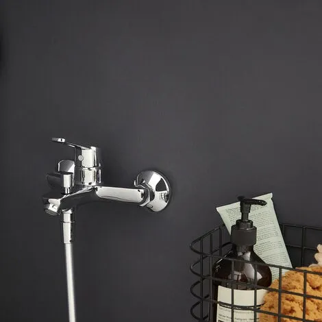 Jacob Delafon / Grohe - Mitigeur Bain-douche Aimé + Douchette Shift Ellipse + Flexible Douche SilverFlex 4 Jacob Delafon / Grohe - Mitigeur Bain-douche Aimé + Douchette Shift Ellipse + Flexible Douche SilverFlex – Image 4