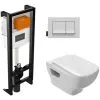 Jacob Delafon - Pack WC Suspendu Sans Bride Struktura + Abattant + Plaque + Bâti -JACOB DELAFON Soldes 2022 37249248 1