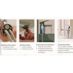 JACOB DELAFON Mitigeur Cuisine Aleo Bec Haut Chrome