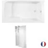 Baignoire Bain Douche JACOB DELAFON Malice Compacte + Pare Bain Blanc Brillant, 160 X 85 - Version Droite 7 Baignoire Bain Douche JACOB DELAFON Malice Compacte + Pare Bain Blanc Brillant, 160 X 85 - Version Droite -JACOB DELAFON Soldes 2022 5096728 1