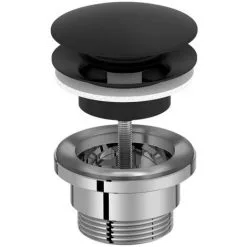 JACOB DELAFON Bonde De Vidage Click, Noir Mat