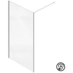 Paroi De Douche JACOB DELAFON Serenity, Douche à L’Italienne, Chrome, 190 X 100