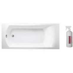 JACOB DELAFON Baignoire Droite Ove Acrylique + Nettoyant Acrylique Pour Baignoire , 170 X 70