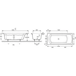 JACOB DELAFON Baignoire Droite Ove Acrylique + Nettoyant Acrylique Pour Baignoire , 170 X 70 -JACOB DELAFON Soldes 2022 53584684 5