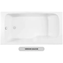 Baignoire Bain Douche JACOB DELAFON Malice + Nettoyant Blanc Brillant, 170 X 90 - Version Gauche -JACOB DELAFON Soldes 2022 53585429 3
