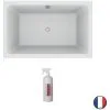 Baignoire Bain Douche JACOB DELAFON Capsule Compacte Et Profonde + Nettoyant, 120 X 80 -JACOB DELAFON Soldes 2022 53621861 1