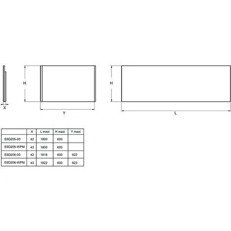 Tablier Frontal JACOB DELAFON Pour Baignoire Rectangulaire, Installation Angle, Blanc 3 Tablier Frontal JACOB DELAFON Pour Baignoire Rectangulaire, Installation Angle, Blanc – Image 3