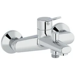 JACOB DELAFON Mitigeur Bain-douche Eo, Chromé + Douchette 2 Jets Jacob Delafon Shift Ellipse Chromé + Flexible Lisse Anti-torsion 1600 Mm, Chrome Jacob Delafon -JACOB DELAFON Soldes 2022 57583620 2