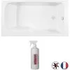 Baignoire Bain Douche JACOB DELAFON Malice Antidérapante + Nettoyant Blanc Mat, 160 X 85 - Version Droite -JACOB DELAFON Soldes 2022 63759310 1