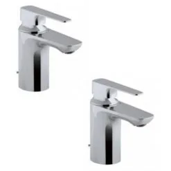 JACOB DELAFON Lot De Deux Mitigeurs Lavabo Aleo+ Avec Tirette