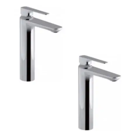 JACOB DELAFON Lot De Deux Mitigeurs Lavabo Haut Aleo+ Sans Bonde De Vidage 1 JACOB DELAFON Lot De Deux Mitigeurs Lavabo Haut Aleo+ Sans Bonde De Vidage