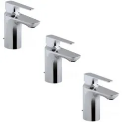 JACOB DELAFON Lot De Trois Mitigeurs Lavabo Aleo+ Sans Tirette