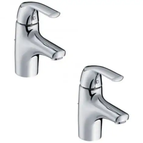 JACOB DELAFON Lot De Deux Mitigeurs Lavabo Nateo 1 JACOB DELAFON Lot De Deux Mitigeurs Lavabo Nateo