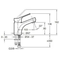Robinet Lavabo JACOB DELAFON Brive Installation Rapide 5 Robinet Lavabo JACOB DELAFON Brive Installation Rapide -JACOB DELAFON Soldes 2022 65602420 3