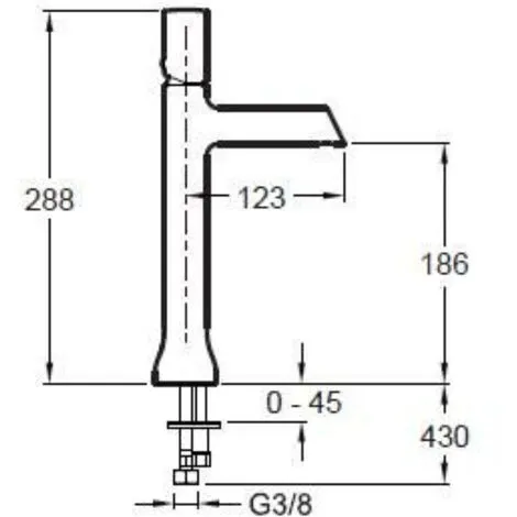 JACOB DELAFON Mitigeur Vasque Haut Toobi Sans Vidage 3 JACOB DELAFON Mitigeur Vasque Haut Toobi Sans Vidage – Image 3
