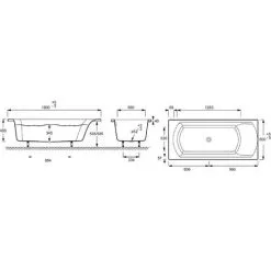 JACOB DELAFON Baignoire Droite Ove Acrylique, 170 X 70 7 JACOB DELAFON Baignoire Droite Ove Acrylique, 170 X 70 -JACOB DELAFON Soldes 2022 6949363 3